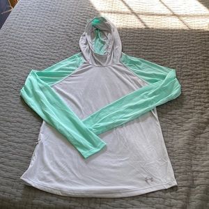 Under armour long sleeve with hood
